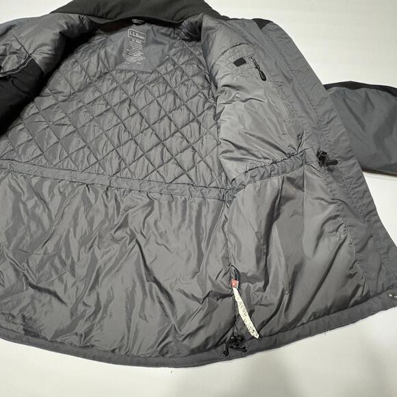 L.L. Bean Women’s Rugged Ridge Parka - Black/Gray XL - Picture 3 of 16